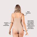 Body Modelador de Amamentação Pós-Parto Cirúrgico Sem Bojo