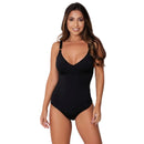 Kit 2 Body Feminino Modelador Segunda Pele Alça Reforçada Com Compressão Suplex Sem Bojo Conforto